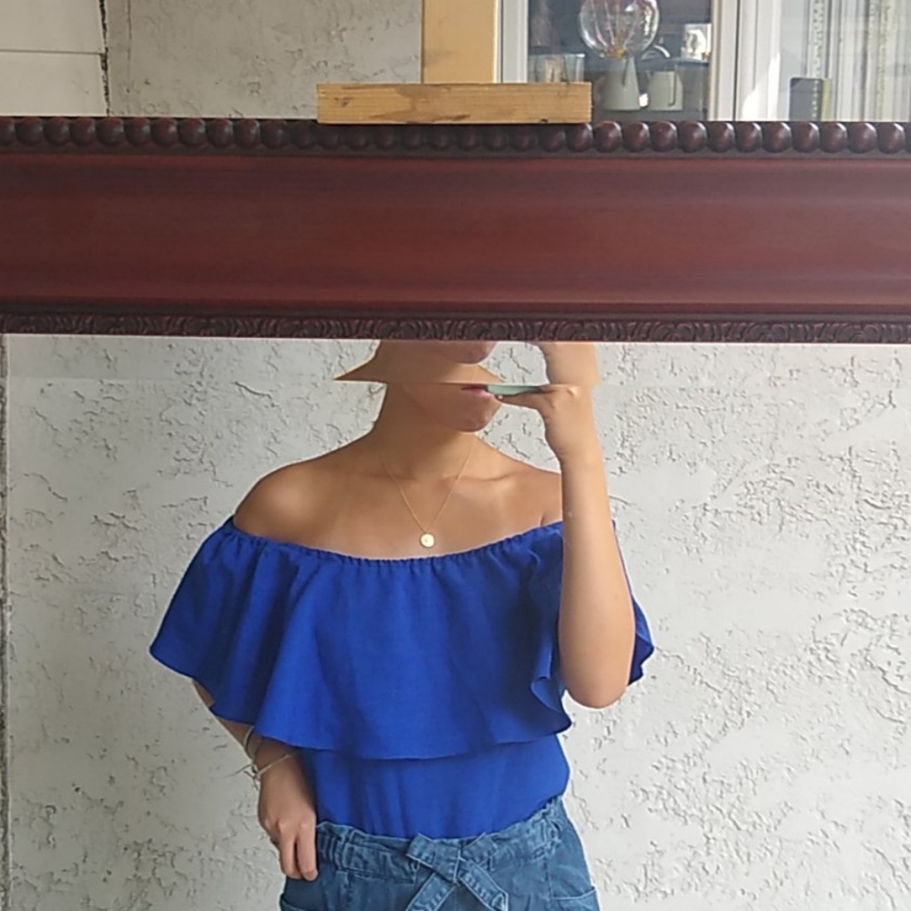 Cobalt Blue Bardot Top💙